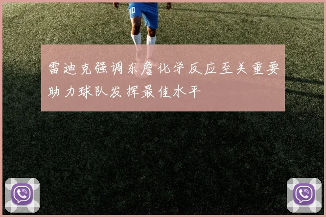 雷迪克强调东詹化学反应至关重要助力球队发挥最佳水平